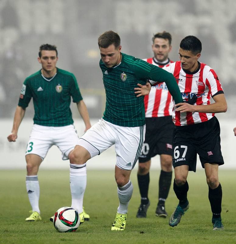 Football. T-Mobile Ekstraklasa. Cracovia Krakow - Slask Wroclaw. 02.03.2014