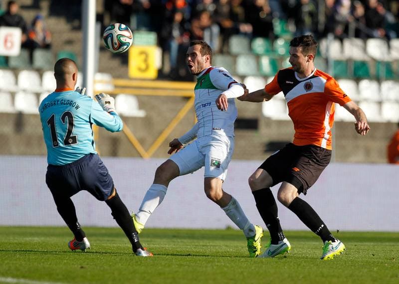 Football. I Liga. Zaglebie Sosnowiec - Chrobry Glogow. 08.11.2015