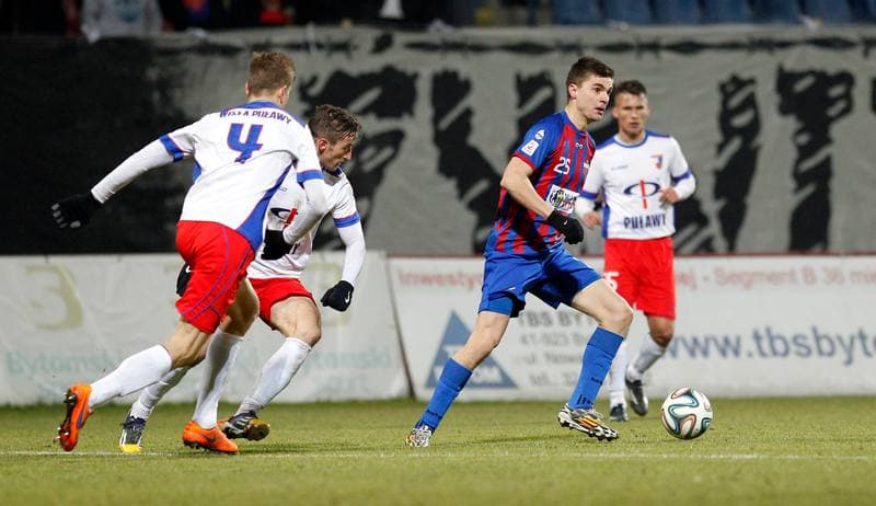 Football. II Liga. Polonia Bytom - Wisla Pulawy. 28.11.2015