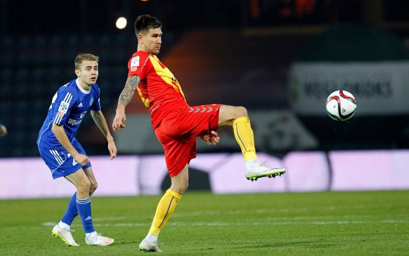 Football. T-Mobile Ekstraklasa. Ruch Chorzow - Korona Kielce. 27.10.2014