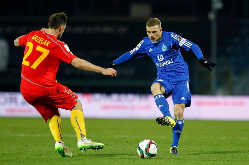 Football. T-Mobile Ekstraklasa. Ruch Chorzow - Korona Kielce. 27.10.2014