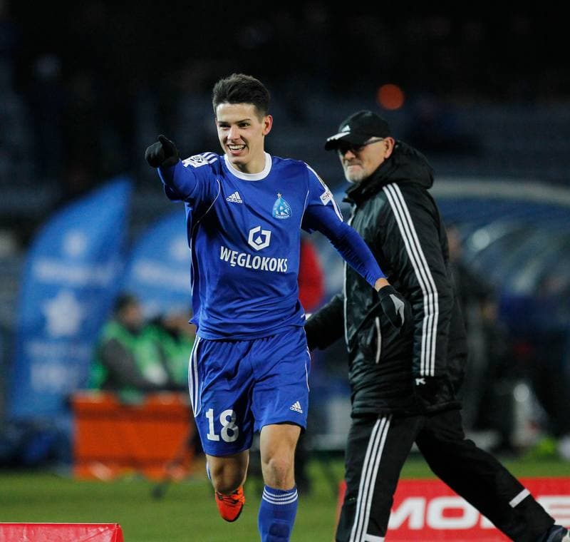 Football. T-Mobile Ekstraklasa. Ruch Chorzow - Korona Kielce. 27.10.2014