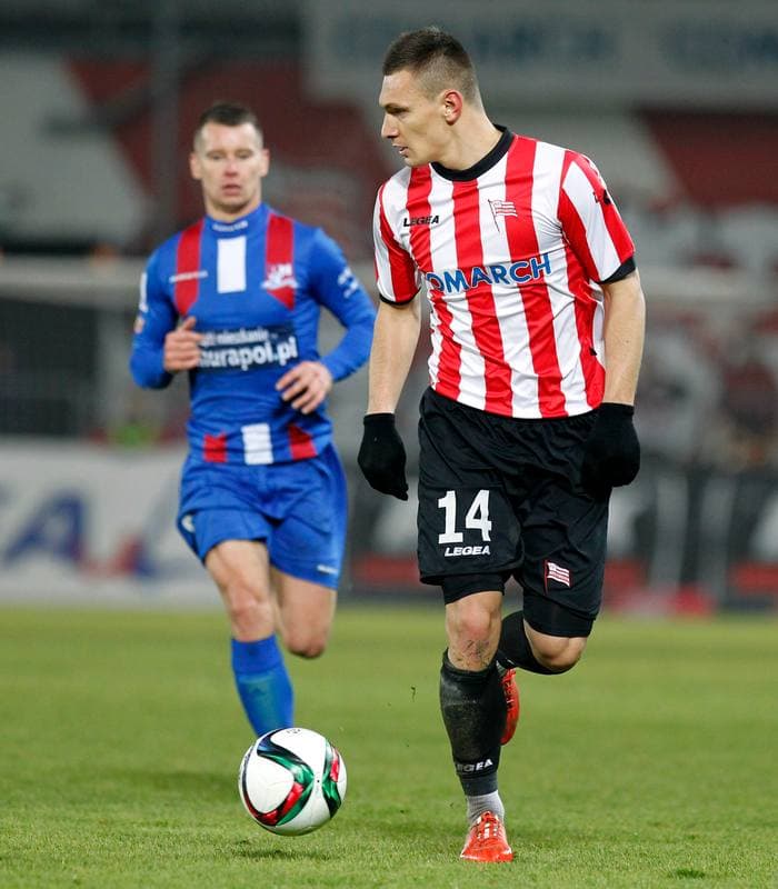 Football. PKO BP Ekstraklasa. Cracovia Krakow - Podbeskidzie Bielsko Biala. 02.12.2015