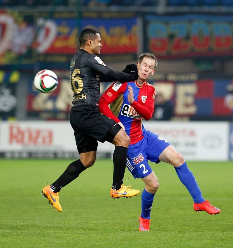 Football. PKO BP Ekstraklasa. Piast Gliwice - Cracovia Krakow. 05.12.2015