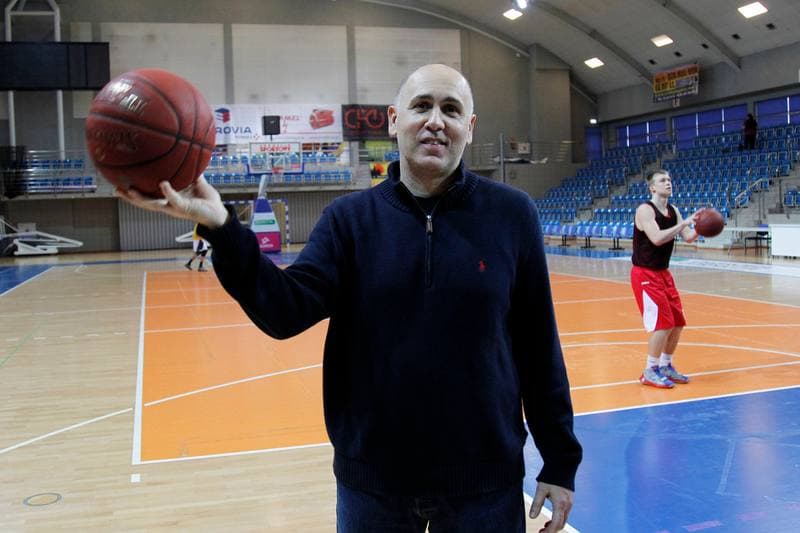 Basketball. MKS Dabrowa Gornicza. Press Conference. 08.12.2015
