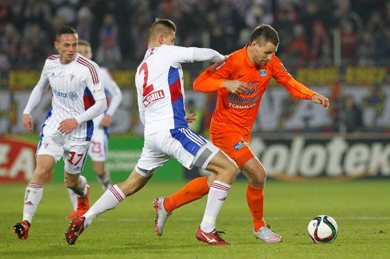 Football. PKO BP Ekstraklasa. Gornik Zabrze - Termalica Bruk-Bet Nieciecza. 12.12.2015