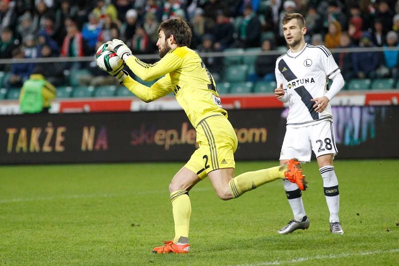 Football. PKO BP Ekstraklasa. Legia Warsaw - Piast Gliwice. 13.12.2015