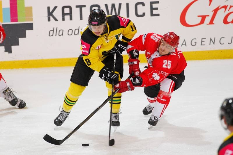 Ice Hockey. Tauron Hokej Liga. Tauron KH GKS Katowice - Comarch Cracovia Krakow. 20.11.2016
