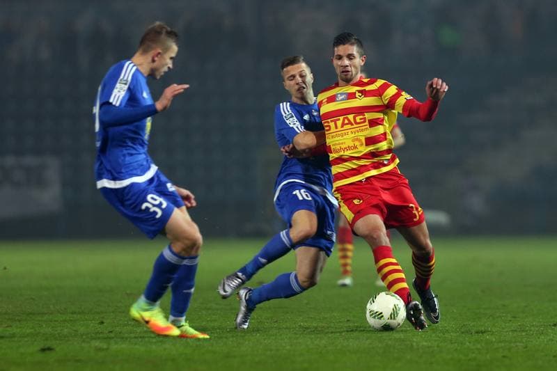 Football. Lotto Ekstraklasa. Ruch Chorzow - Jagiellonia Bialystok. 26.11.2016
