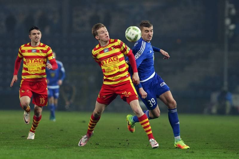 Football. Lotto Ekstraklasa. Ruch Chorzow - Jagiellonia Bialystok. 26.11.2016
