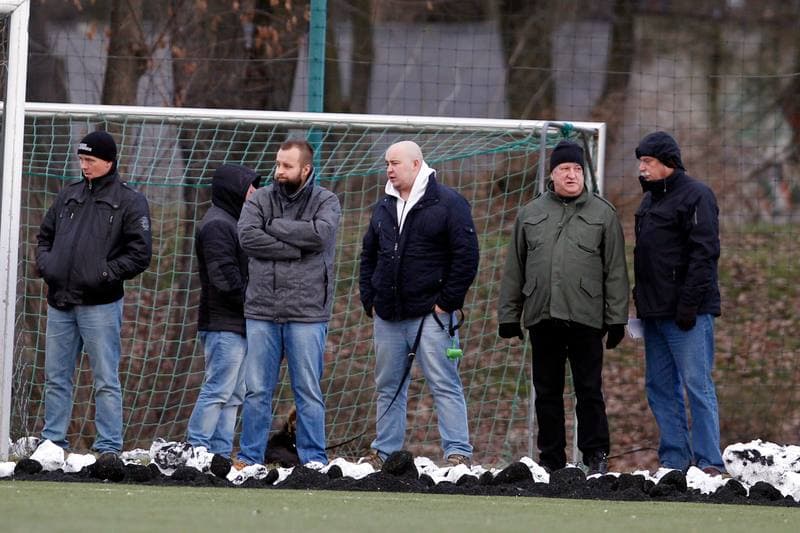 Football. Sparing. Zaglebie Sosnowiec - Polonia Bytom. 03.12.2016