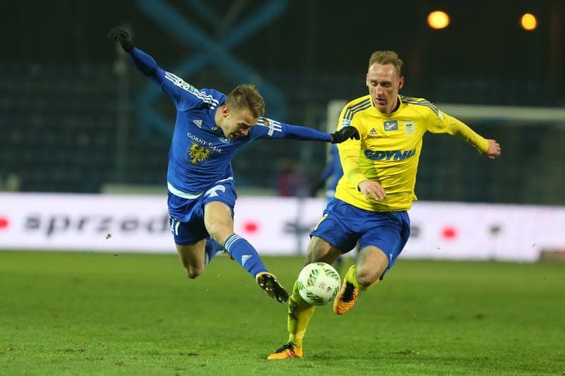 Football. Lotto Ekstraklasa. Ruch Chorzow - Arka Gdynia. 05.12.2016