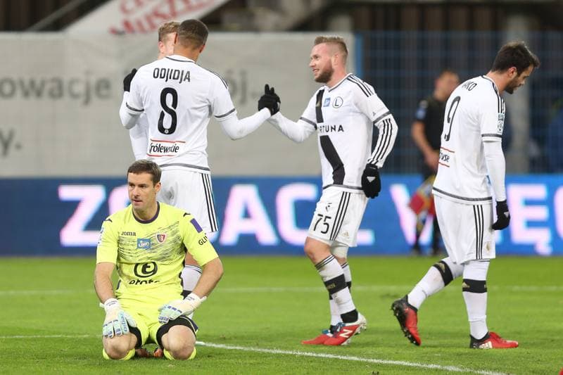 Football. Lotto Ekstraklasa. Piast Gliwice - Legia Warsaw. 11.12.2016