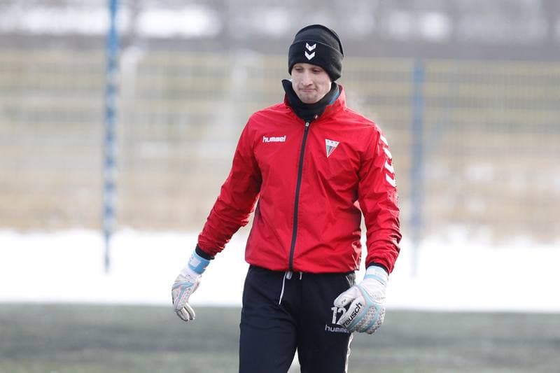 Football. GKS Tychy. Training. 06.01.2017