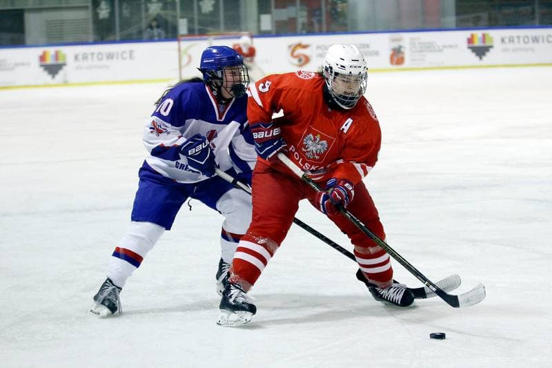 Ice Hockey. U18 Women's World Championship. Poland - Great Britain. 11.01.2017
