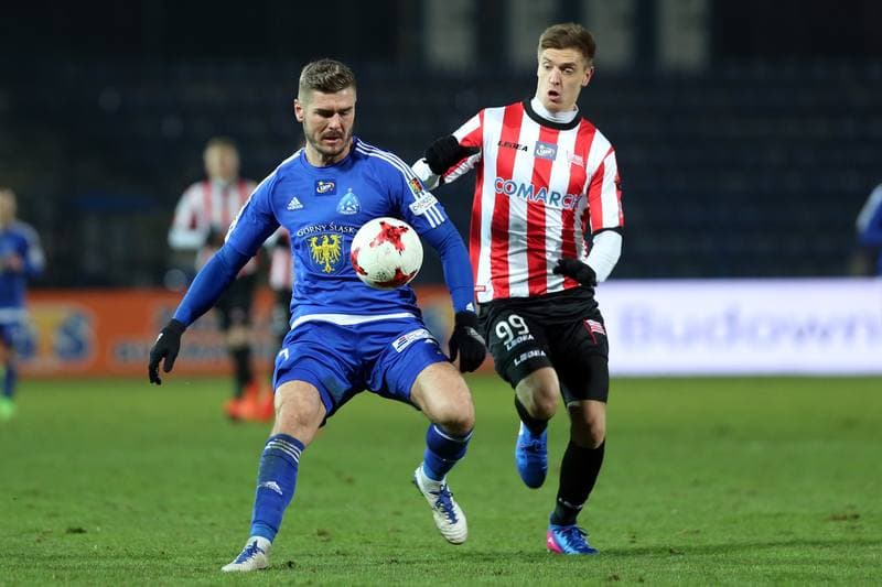 Football. Lotto Ekstraklasa. Ruch Chorzow - Cracovia Krakow. 10.02.2017