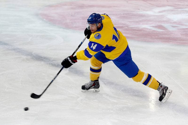 Ice Hockey. Euro Ice Hockey Challenge. Ukraine - Slovenia. 11.02.2017