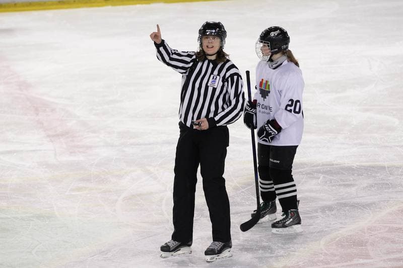 Ice Hockey. Girls Global Game. White Team - Black Team. 18.02.2017