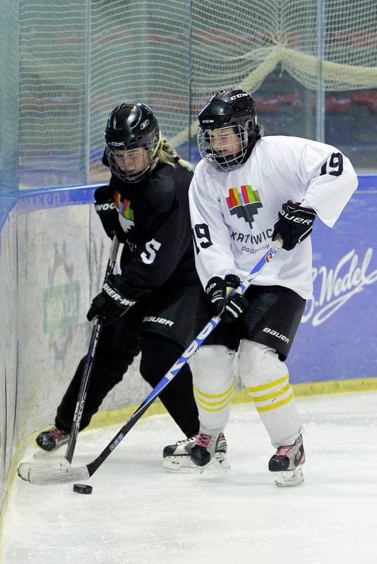 Ice Hockey. Girls Global Game. White Team - Black Team. 18.02.2017