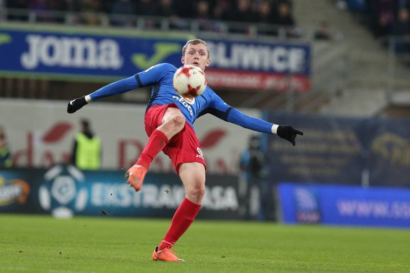 Football. Lotto Ekstraklasa. Piast Gliwice - Wisla Krakow. 04.03.2017