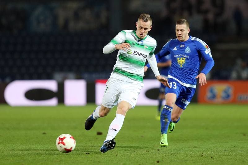 Football. Lotto Ekstraklasa. Ruch Chorzow - Lechia Gdansk. 11.03.2017