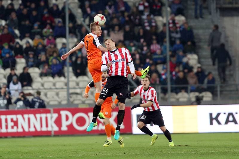Football. Lotto Ekstraklasa. Cracovia Krakow - Zaglebie Lubin. 13.03.2017