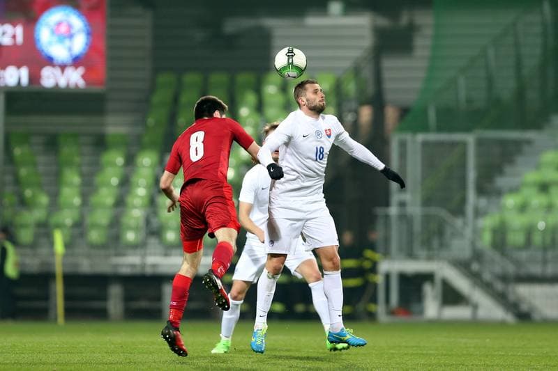 Football. International Friendly Match. Czech Republic U21 - Slovakia U21. 24.03.2017