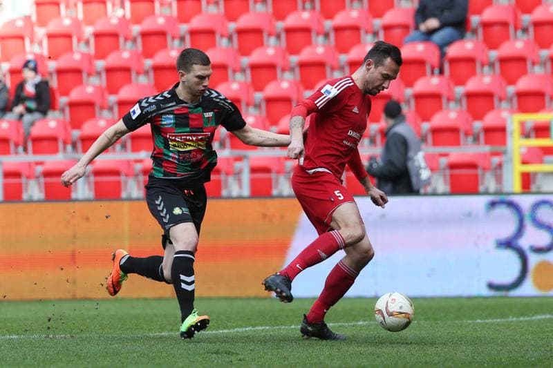 Football. Nice I Liga. GKS Tychy - Drutex Bytovia Bytow. 24.03.2017