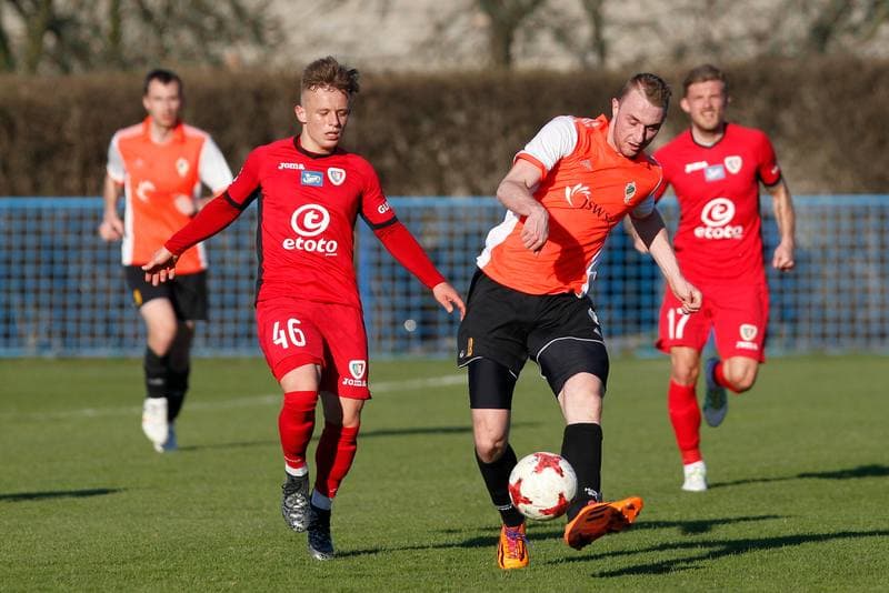 Football. Sparing. Piast Gliwice - Pniowek Pawlowice Slaskie. 28.03.2017