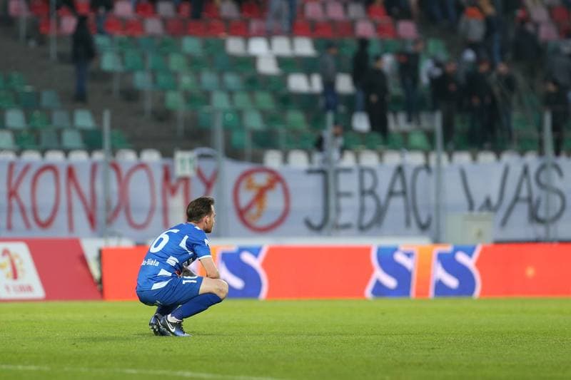 Football. Nice I Liga. Zaglebie Sosnowiec - Podbeskidzie Bielsko-Biala. 15.04.2017