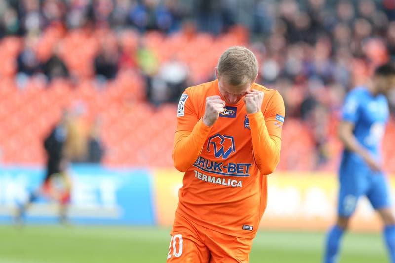 Football. Lotto Ekstraklasa. Bruk-Bet Termalica Nieciecza - Piast Gliwice. 17.04.2017