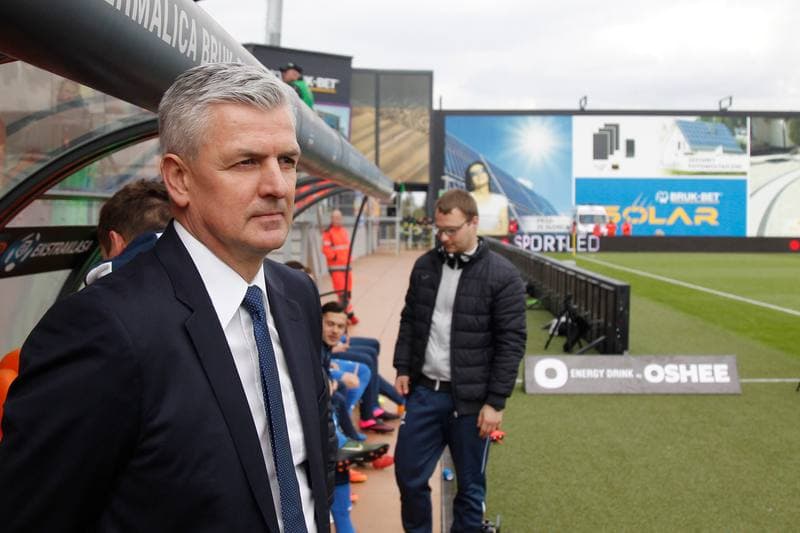 Football. Lotto Ekstraklasa. Bruk-Bet Termalica Nieciecza - Piast Gliwice. 17.04.2017