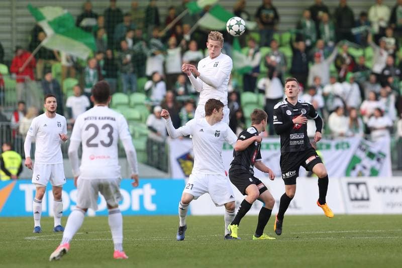 Football. ePojisteni.cz 1 liga. MFK Karvina - FC Hradec Kralove. 30.04.2017