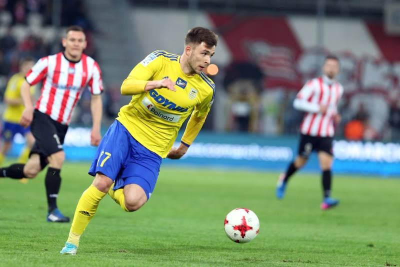 Football. Lotto Ekstraklasa. Cracovia Krakow - Arka Gdynia. 08.05.2017