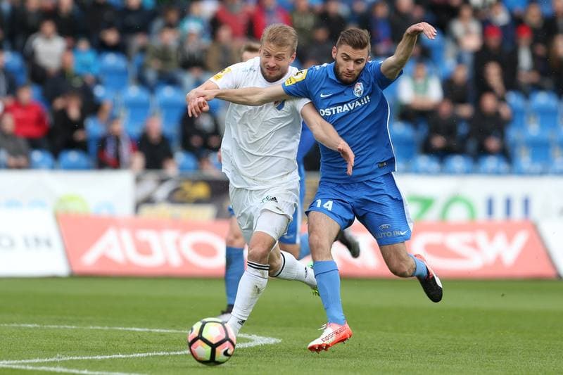Football. Fortuna Narodni Liga. MFK Vitkovice - Banik Ostrava. 10.05.2017