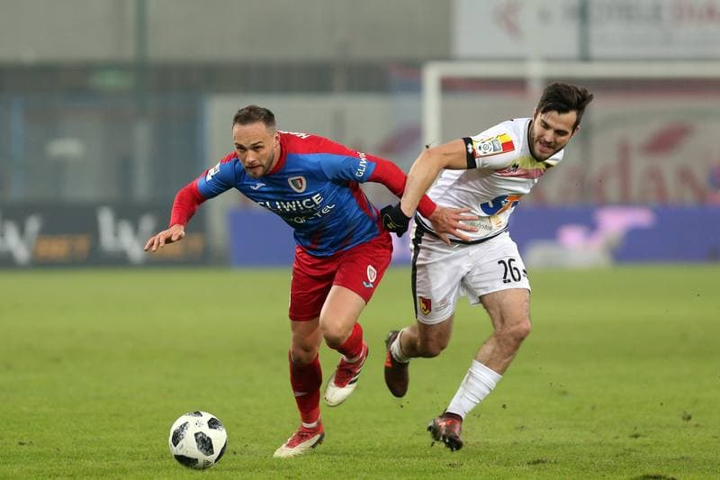 Football. Lotto Ekstraklasa. Piast Gliwice - Jagiellonia Bialystok. 12.02.2018