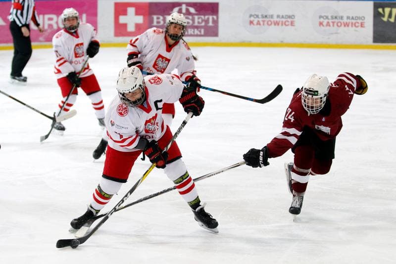 Ice Hockey. TCN. Poland - Latvia. 17.02.2018