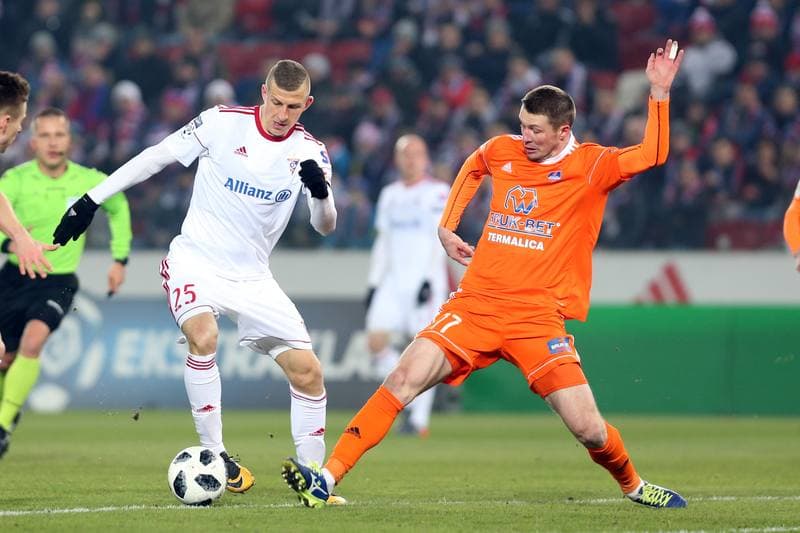 Football. Lotto Ekstraklasa. Gornik Zabrze - Bruk-Bet Termalica Nieciecza. 19.02.2018