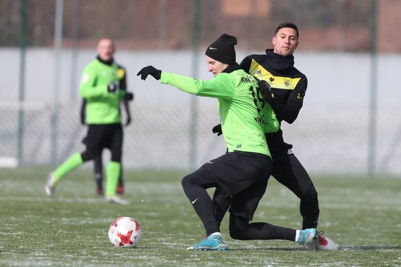 Football. Sparing. GKS Katowice - Rozwoj Katowice. 24.02.2018
