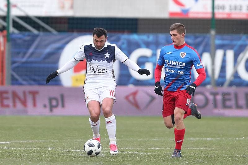 Football. Lotto Ekstraklasa. Piast Gliwice - Wisla Krakow. 25.02.2018