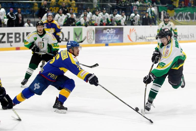 Ice Hockey. Polska Hokej Liga. JKH GKS Jastrzebie - TatrySki Podhale Nowy Targ. 06.03.2018