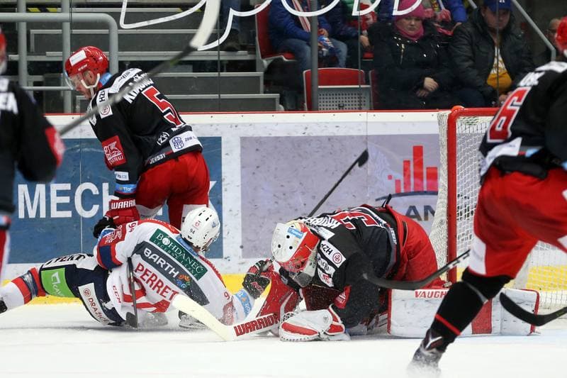 Ice Hockey. TipSport Extraliga. Ocelari Trinec - Dynamo Pardubice. 14.03.2018