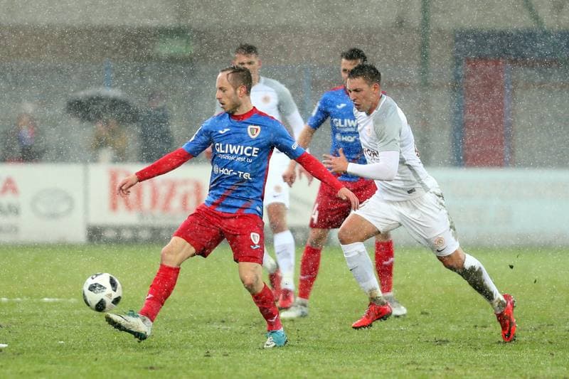 Football. Lotto Ekstraklasa. Piast Gliwice - Zaglebie Lubin. 16.03.2018