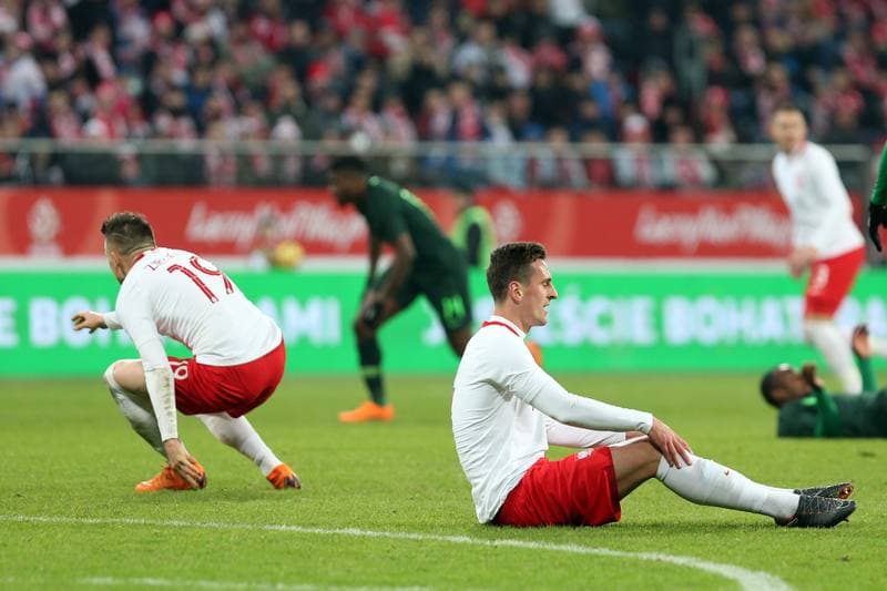 Football. International Friendly. Poland - Nigeria. 23.03.2018