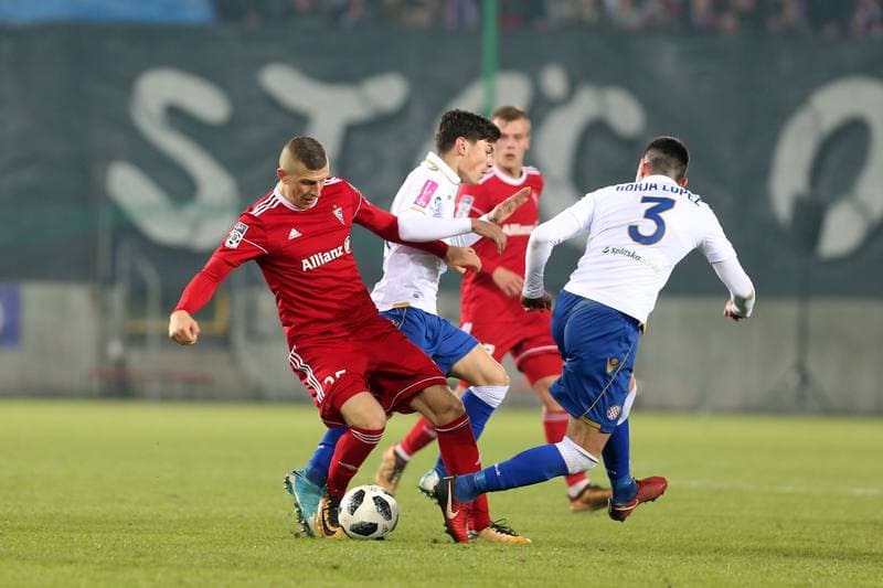 Football. Sparing. Gornik Zabrze - Hajduk Split. 24.03.2018