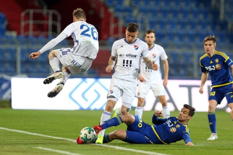 Football. HET Liga. Banik Ostrava - Vysocina Jihlava. 30.03.2018