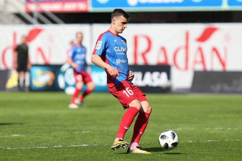 Football. Lotto Ekstraklasa. Piast Gliwice - Pogon Szczecin. 21.04.2018