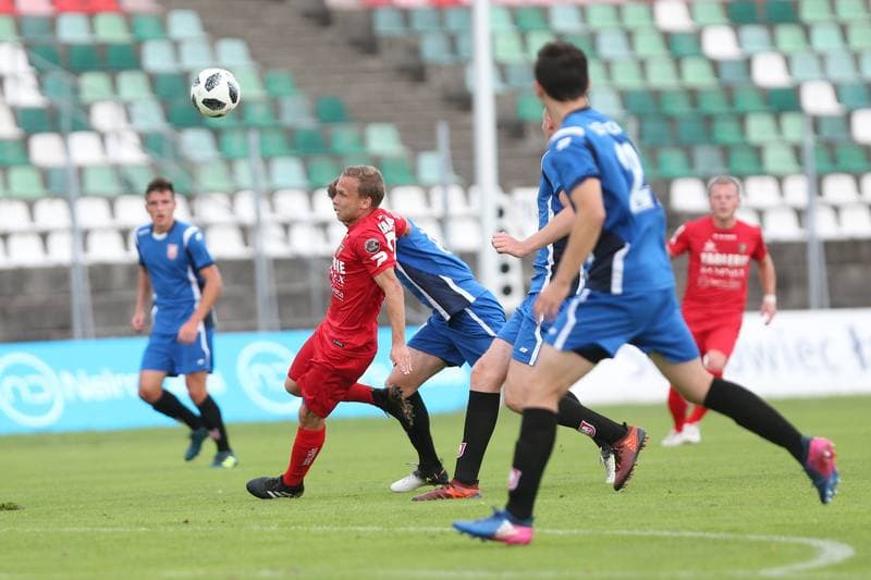 Football. Sparing. Zaglebie Sosnowiec - Sleza Wroclaw. 16.07.2018