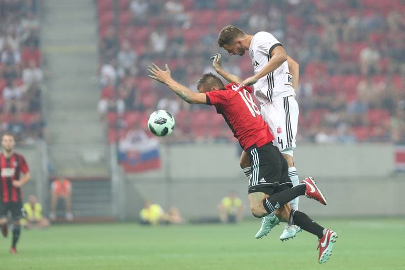 Football. UEFA Champions League. Spartak Trnava - Legia Warsaw. 31.07.2018