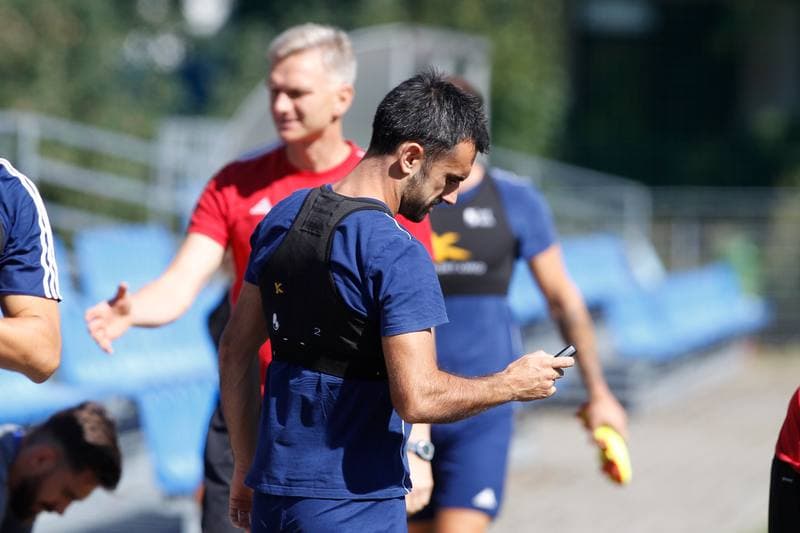 Football. Piast Gliwice. Training. 07.08.2018
